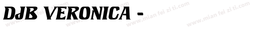 DJB VERONICA 字体转换